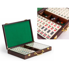 Mahjong tuiles 30x22mm boîte bois