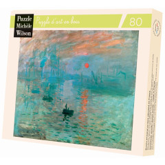 Impression Soleil Levant - Claude Monet - puzzle Michèle Wilson 80 pièces