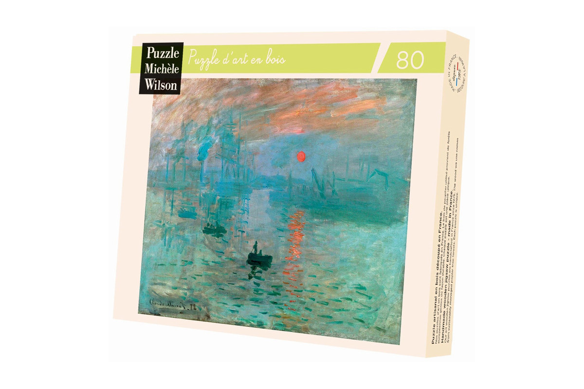 Impression Soleil Levant - Claude Monet - puzzle Michèle Wilson 80 pièces