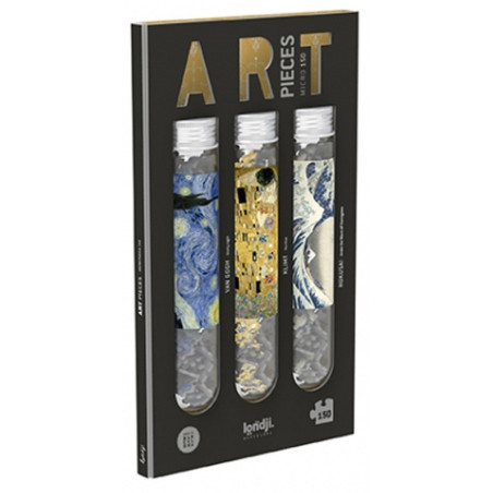 Tube Micropuzzle Art  (puzzles 150 pièces x3)