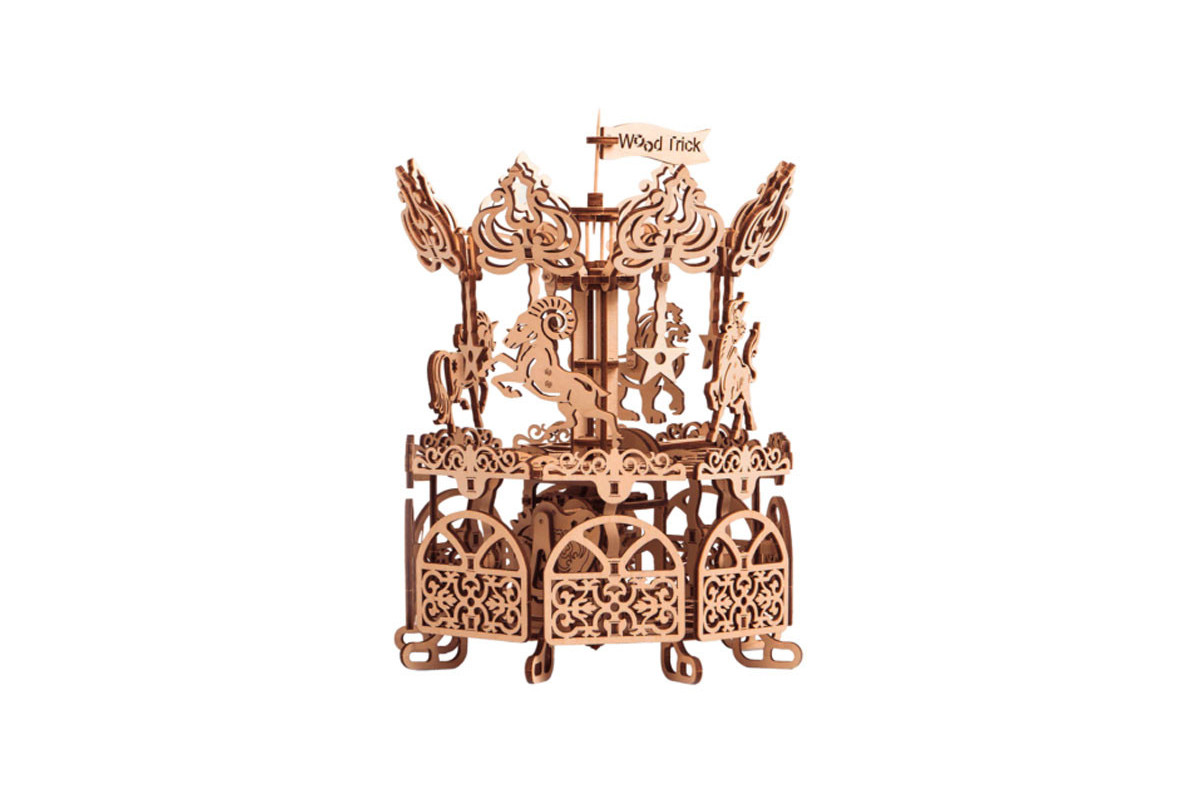 Carrousel - 179 pcs (Mécanisme 3D en bois)