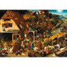 Proverbes Flamands - Bruegel - puzzle Michèle Wilson 150 pièces