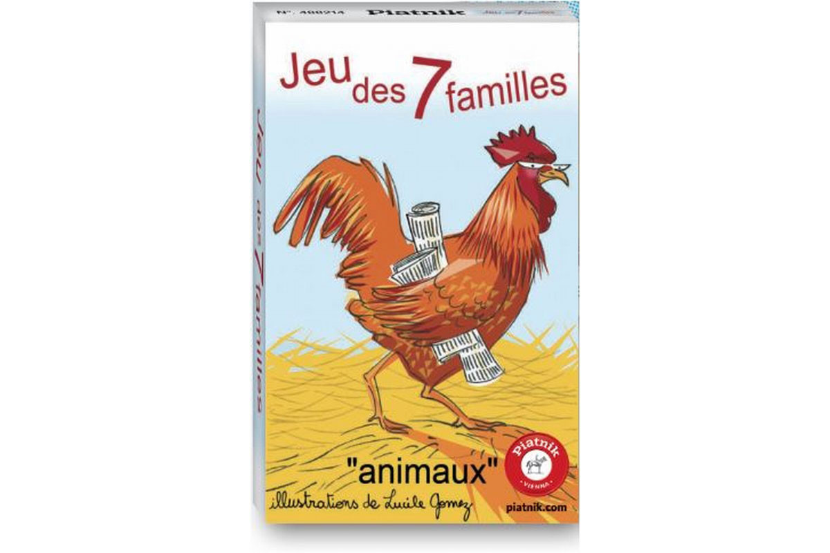 Jeu des 7 familles - animaux ferme