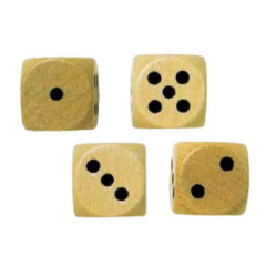 Dé bois 16mm (4+1)