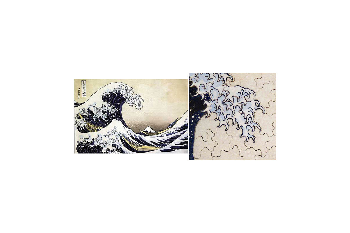 La Vague - Hokusai - puzzle Michèle Wilson 250 pièces