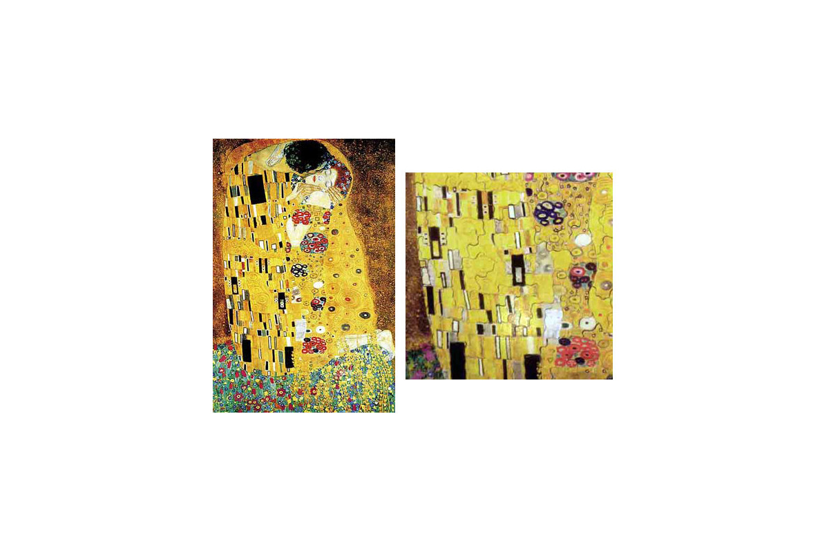 Le Baiser - Klimt - puzzle Michèle Wilson 250 pièces