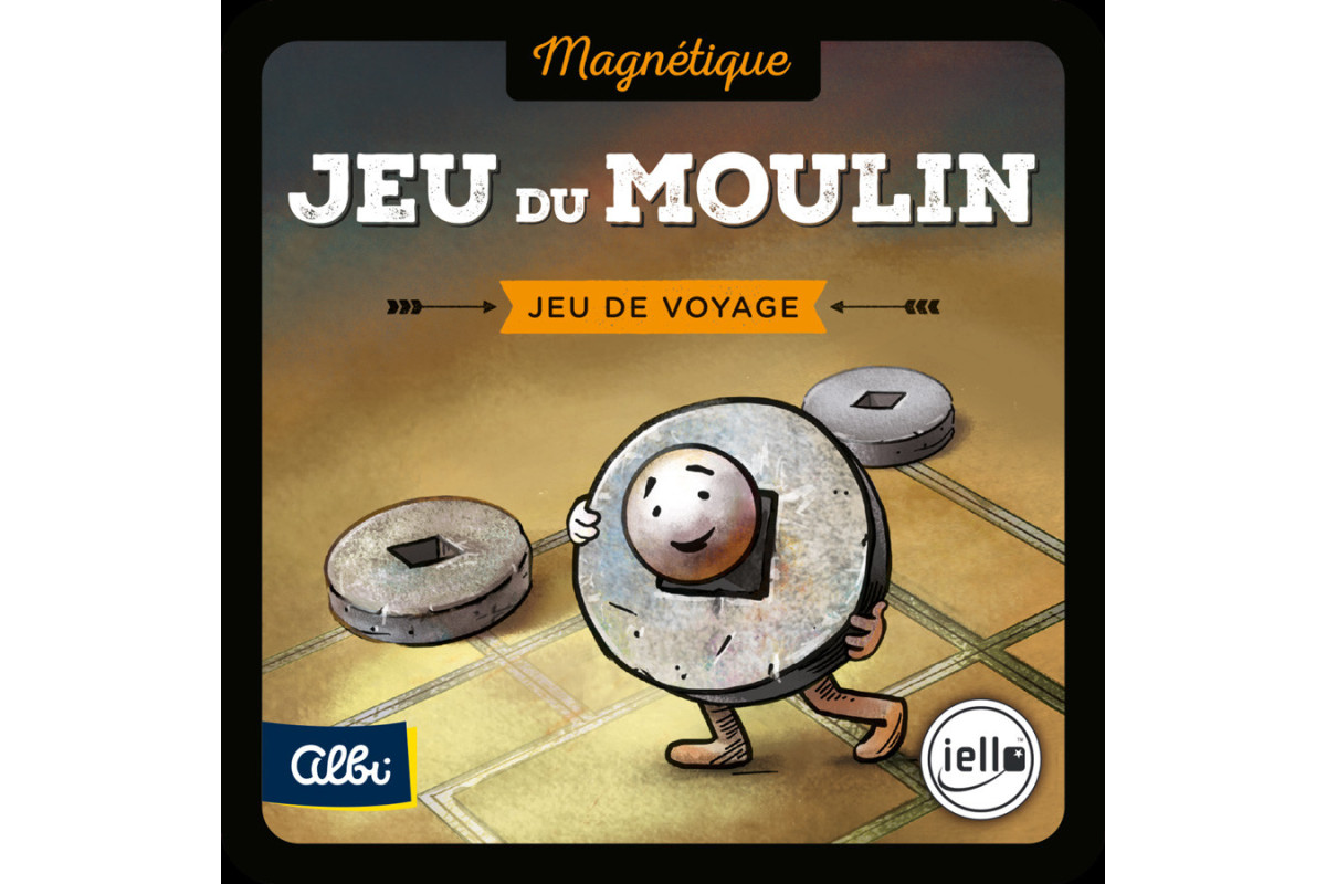 Magnétique boîte métal: Jeu du Moulin