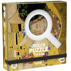 Micropuzzle 600 pcs The Kiss (Klimt)