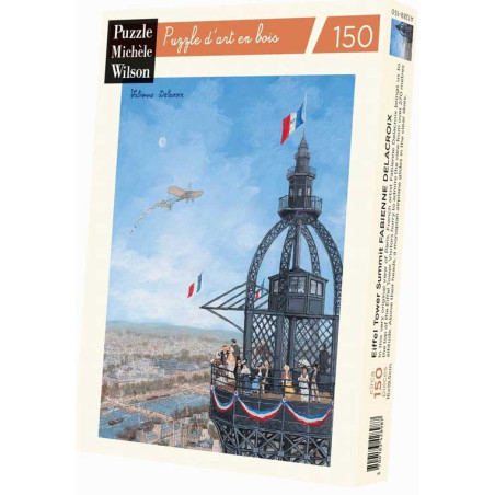 Le Sommet de la Tour Eiffel - Fabienne Delacroix - puzzle Michèle Wilson 150 pièces