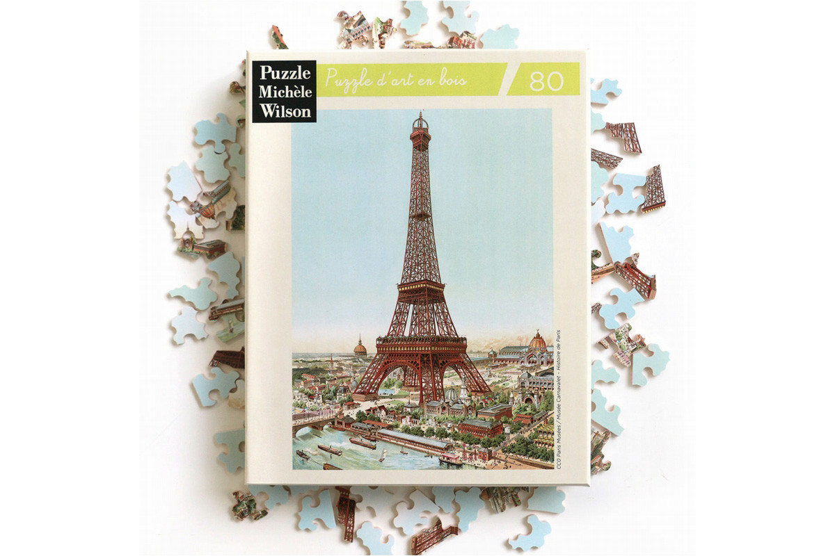 La Tour Eiffel - Louis Tauzin - puzzle Michèle Wilson 80 pièces