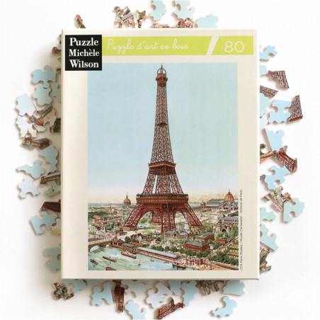 La Tour Eiffel - Louis Tauzin - puzzle Michèle Wilson 80 pièces