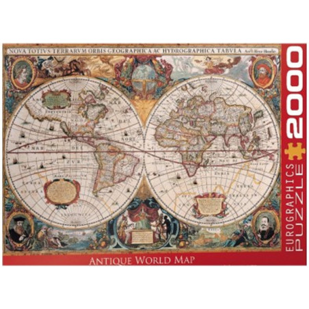 Antique world map (2000 Pièces)