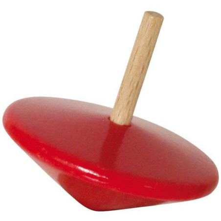 Toupie rouge bois 45mm (2 achetées, 1 offerte)