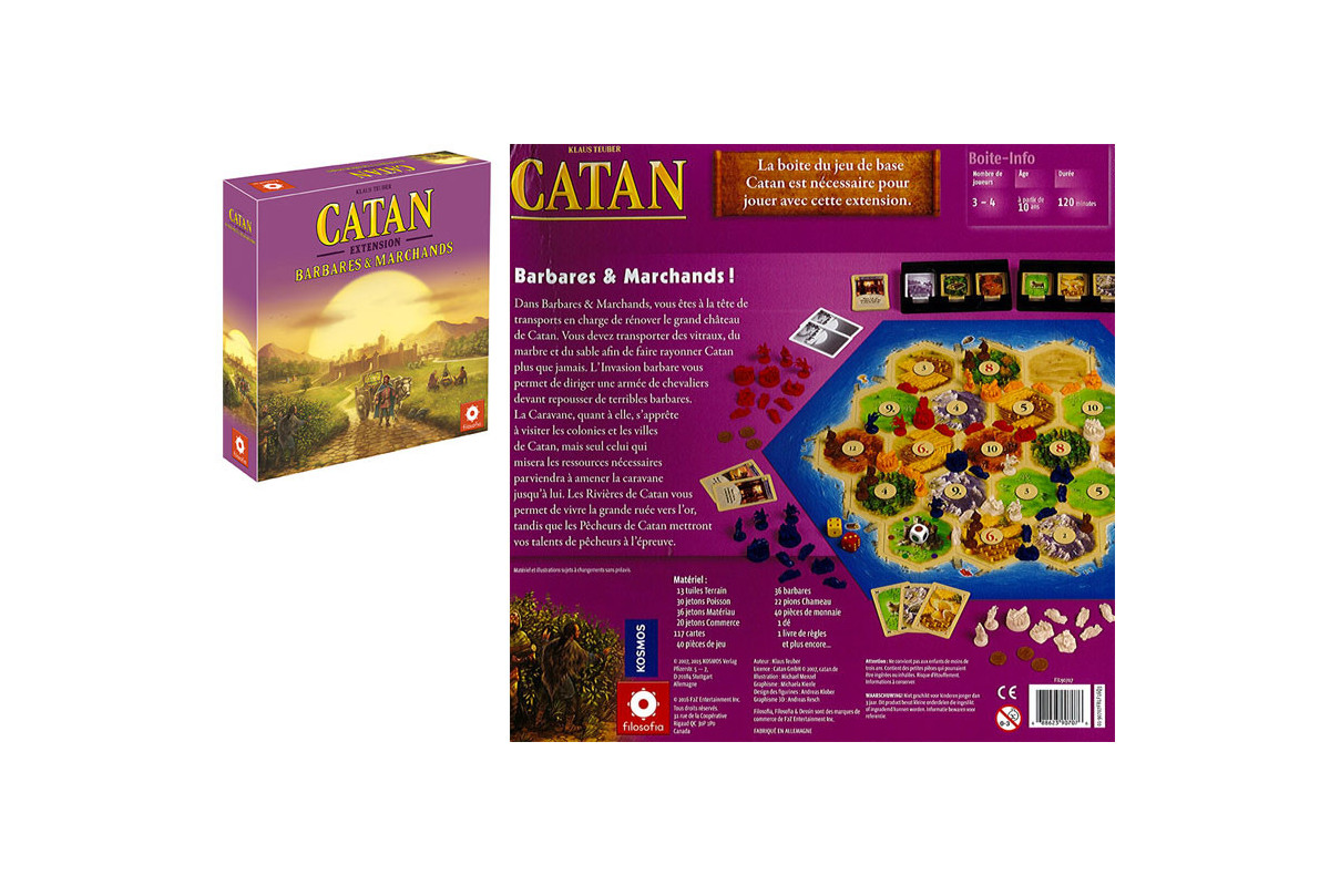 Catan - Extension Barbares et Marchands