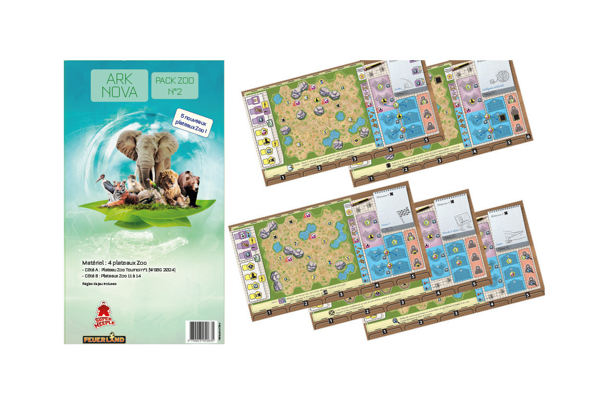 ARK NOVA – Pack plateaux zoo recto/verso 2