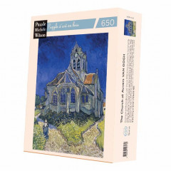 L'église d'Auvers - Van Gogh - puzzle Michèle Wilson 650 pièces