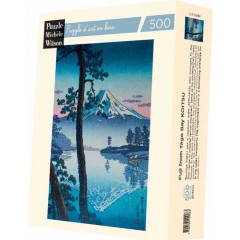 Fuji depuis la baie de Tago - Tsuchiya Koitsu - puzzle Michèle Wilson 500 pièces