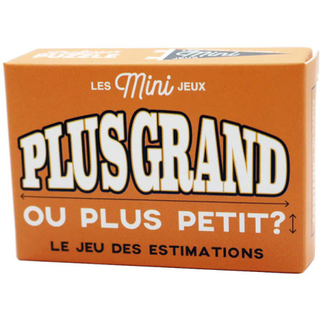 Mini Jeux - Plus grand ou plus petit ?