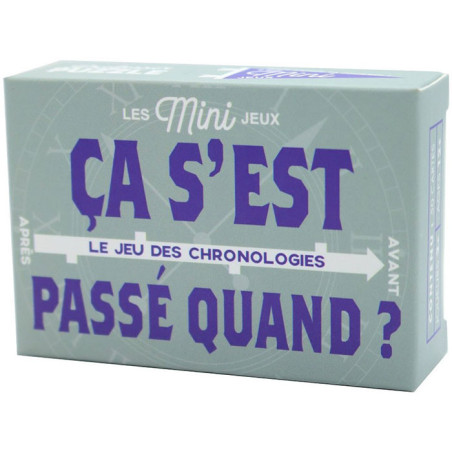 Mini Jeux - Ça c'est passé quand ?