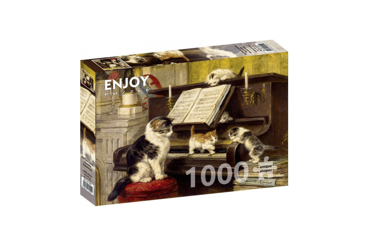 Henriette Ronner-Knip - The Piano Lesson (1000 Pièces)
