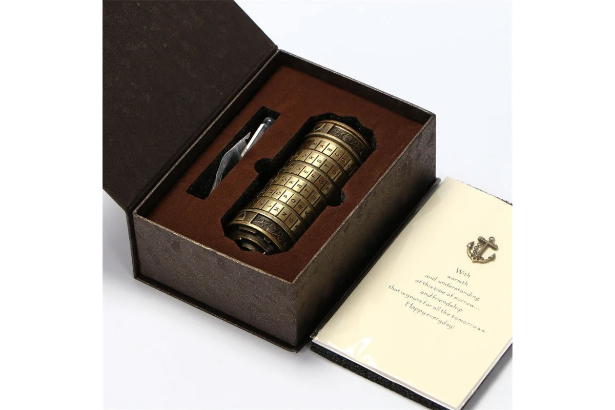 Cryptex Da Vinci Code métal