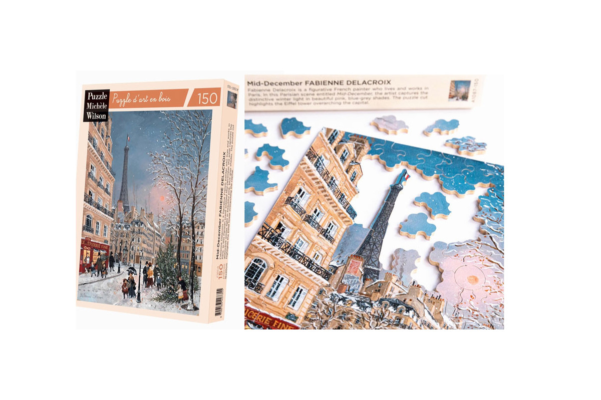 Mi décembre - Fabienne Delacroix - puzzle Michèle Wilson 150 pièces