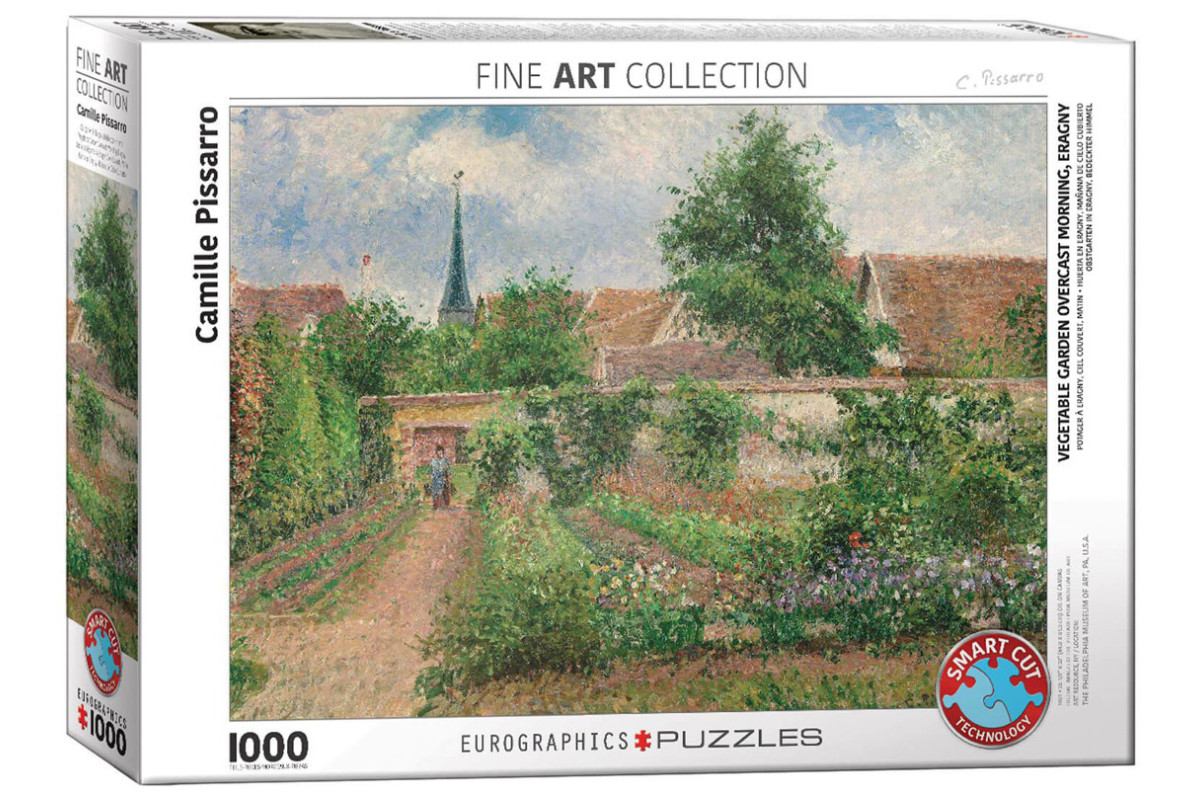 Camille Pissaro - Potager à Eragny (1000 Pièces)