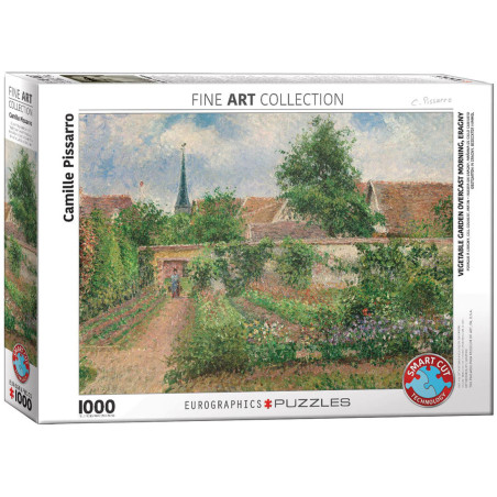Camille Pissaro - Potager à Eragny (1000 Pièces)