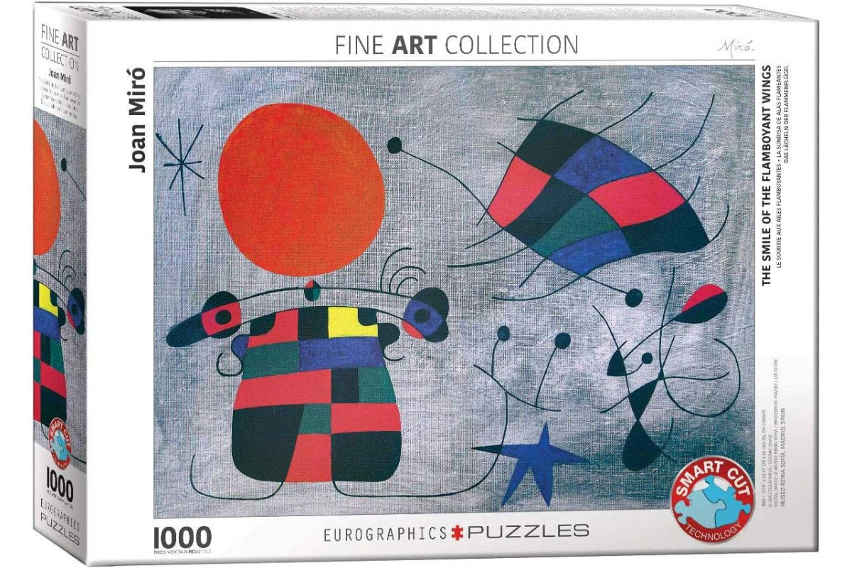 Joan Miró - Le sourire aux ailes flamboyantes (1000 Pièces)