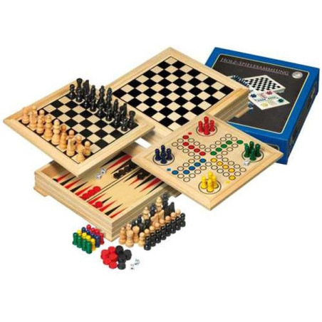 Coffret de Jeux 4 en 1 20x20cm