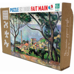 Vue sur l'estaque - Cézanne - puzzle Michèle Wilson 50 pièces