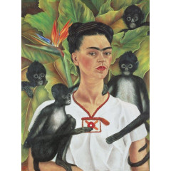 Frida Kahlo - Autoportrait au singe (1000 pièces)
