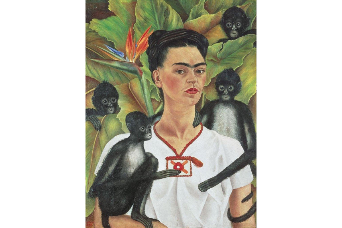 Frida Kahlo - Autoportrait au singe (1000 pièces)