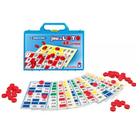 Jeu de Loto 48 cartons 90 jetons