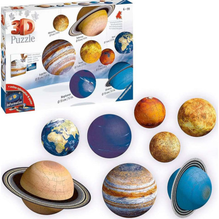 Système solaire Puzzle 3D
