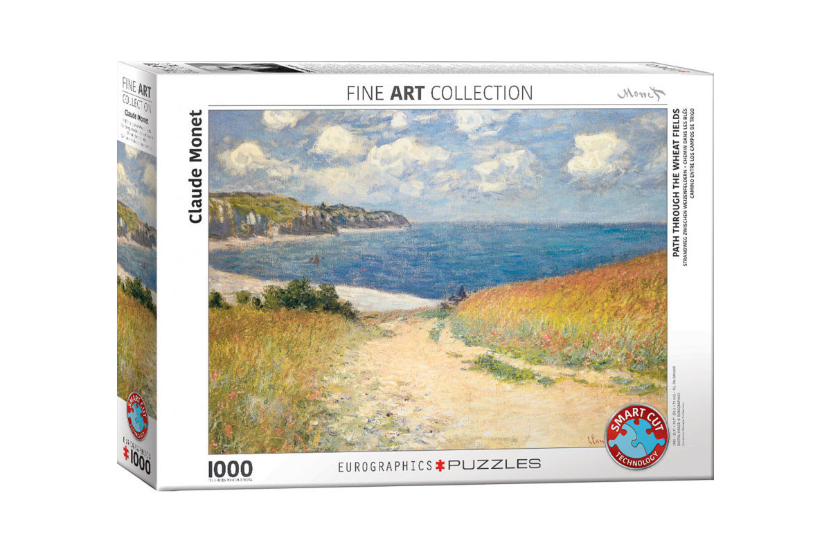 Claude Monet - Chemin dans les blés à Pourville (1000 Pièces)