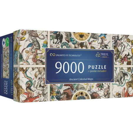 Cartes Celestes Vintage (9000 Pièces)