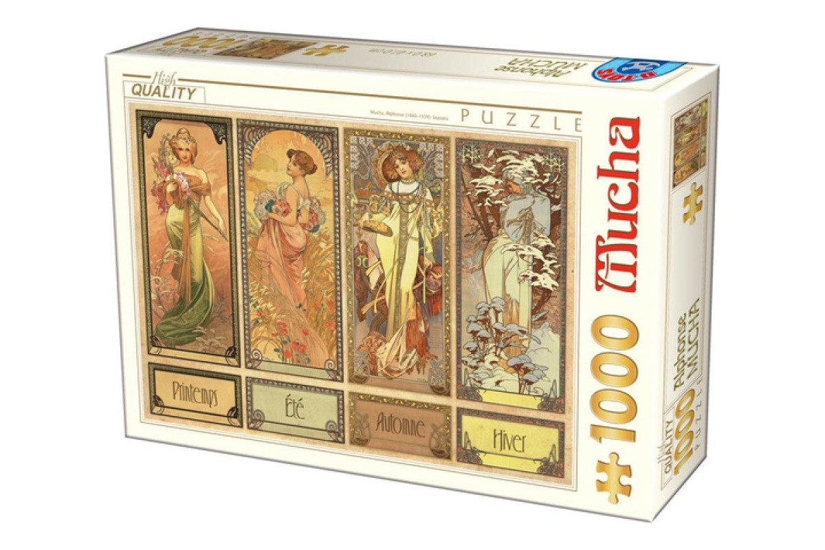 Mucha - Saisons (1000 Pièces)