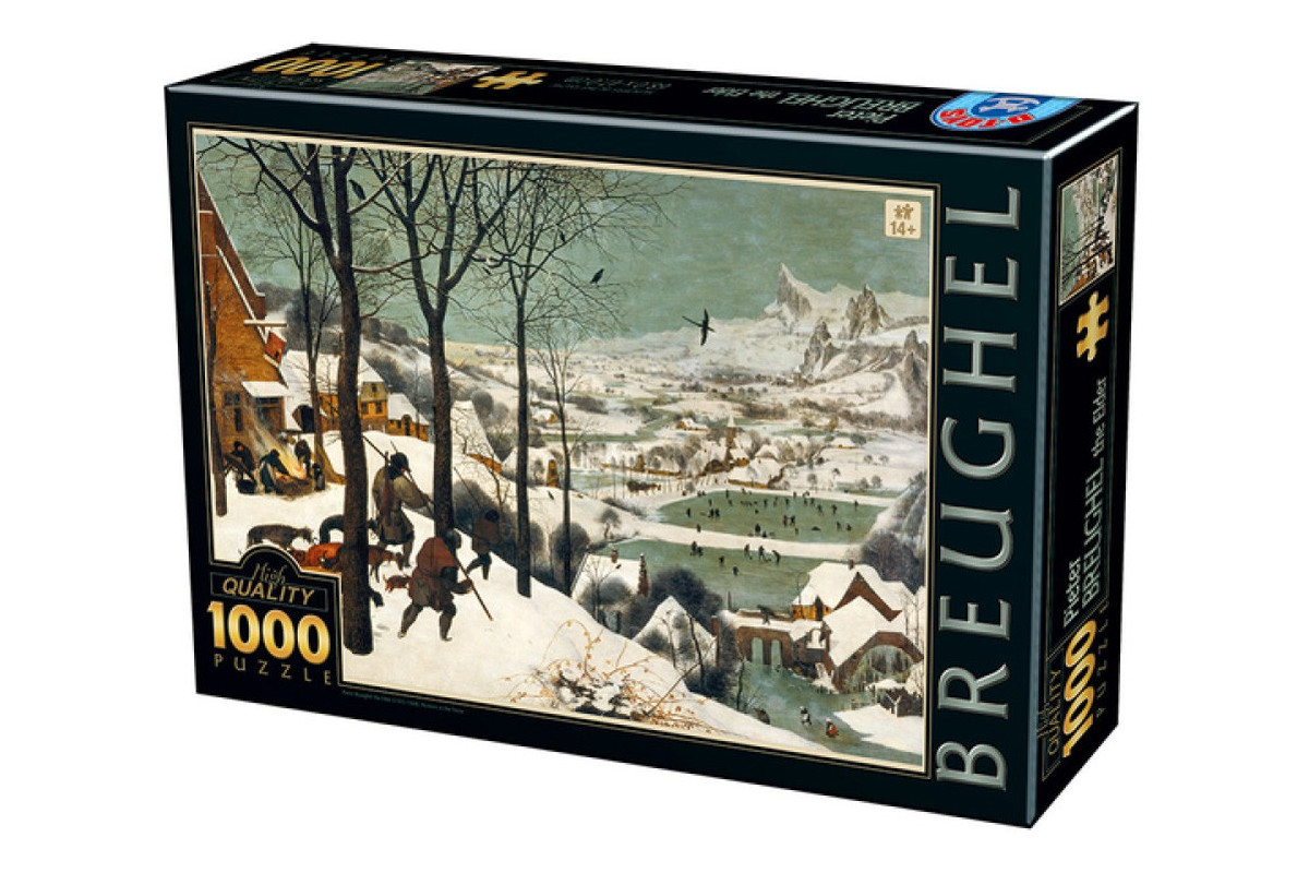 Bruegel - Chasseurs dans la neige (1000 Pièces)