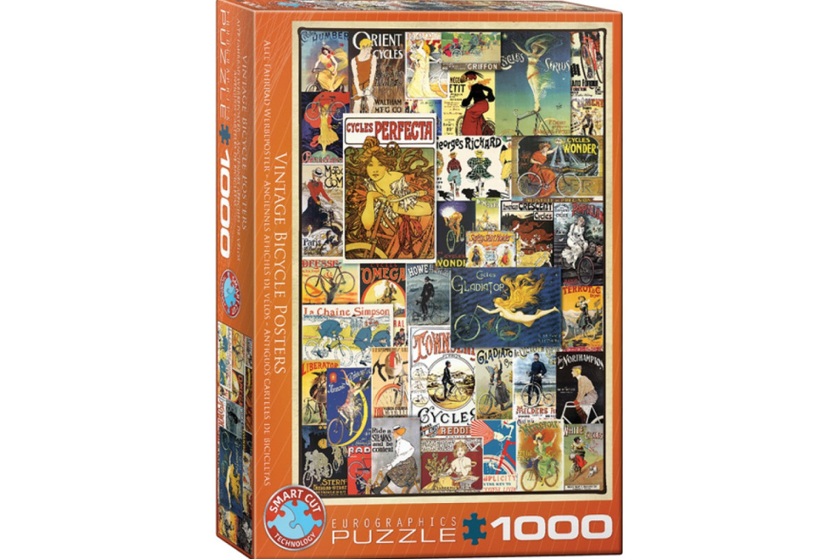 Ancienne affiches de vélos (1000 Pièces)