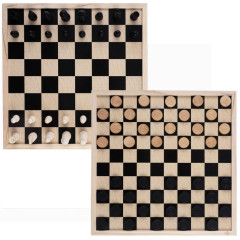 Echiquier/Damier 40cm cases noires