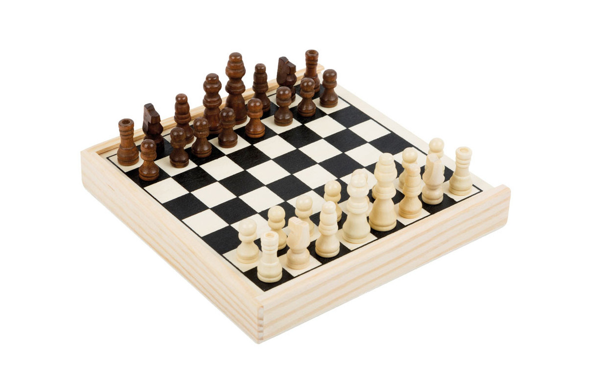 Echecs de voyage en bois