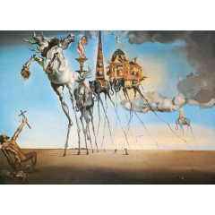 Salvador Dali - La Tentation de saint Antoine (1000 Pièces)