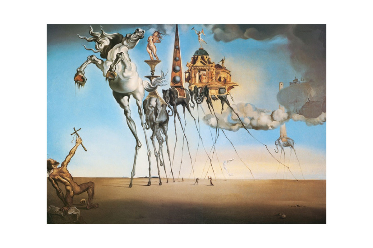 Salvador Dali - La Tentation de saint Antoine (1000 Pièces)