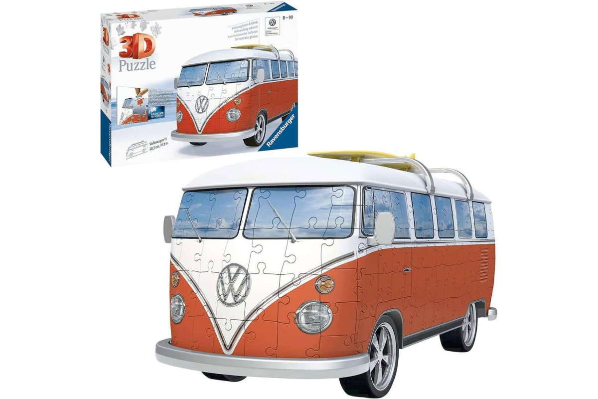 Combi T1 Volkswagen Puzzle 3D