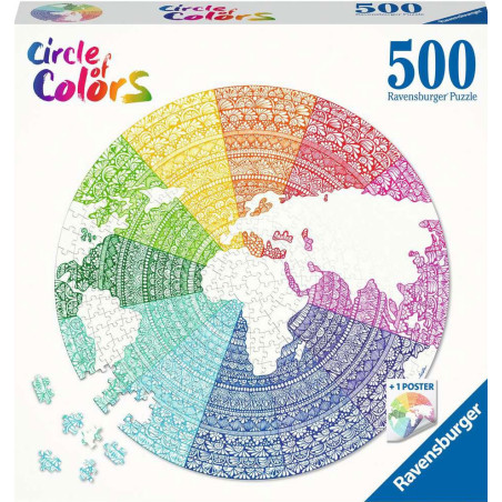 Mandala Circle of Colors (500 pièces)