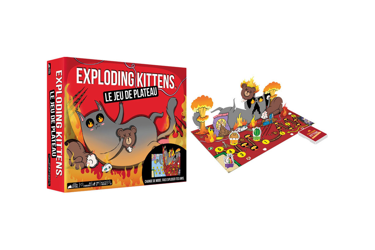 Exploding Kittens : Le jeu de plateau