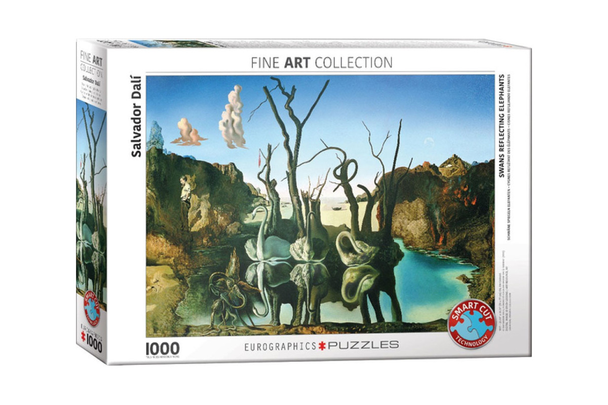 Salvador Dali - Cygnes se reflétant en éléphants (1000 Pièces)