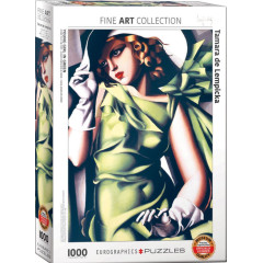 Tamara De Lempicka - Jeune Fille en vert (1000 Pièces)