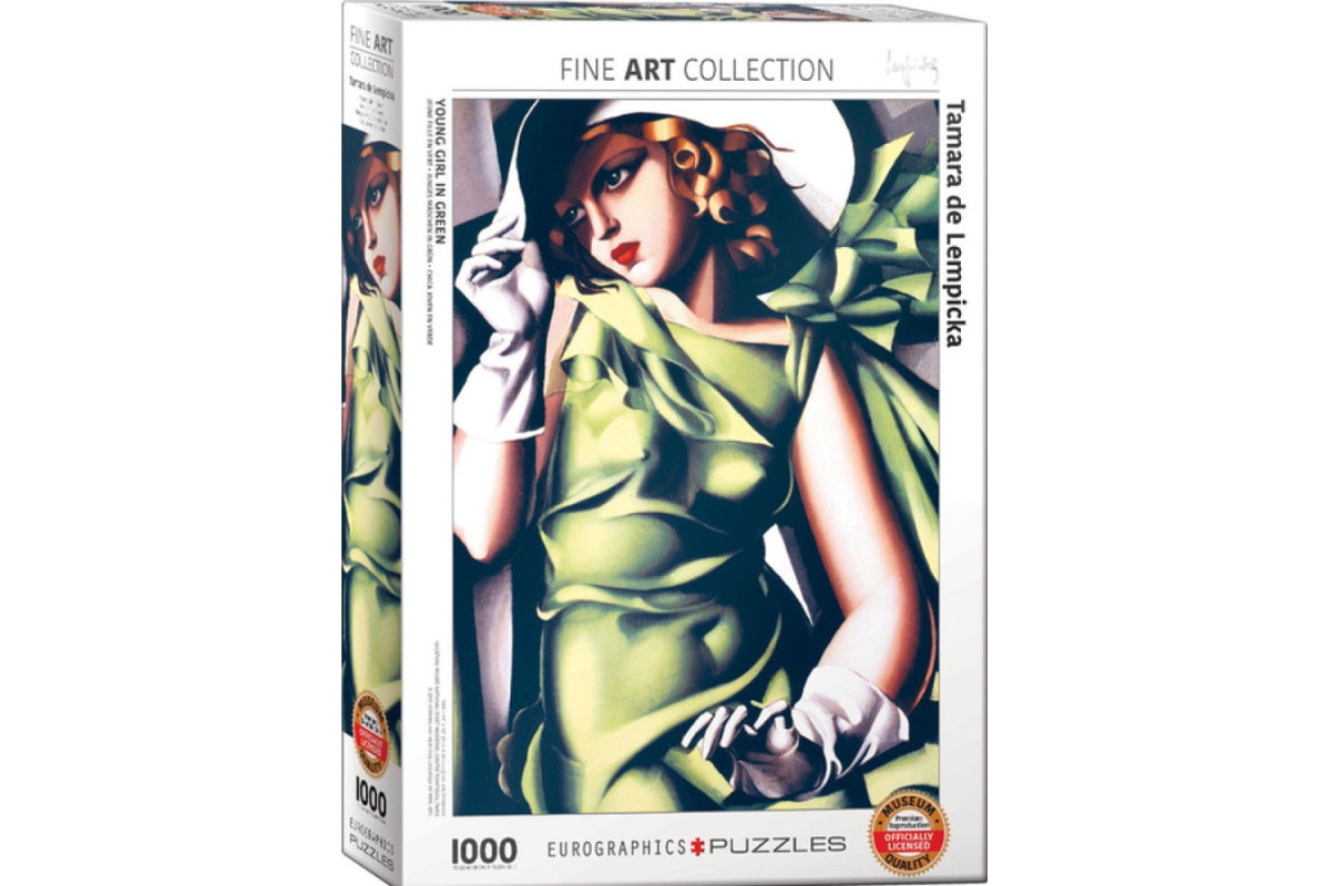 Tamara De Lempicka - Jeune Fille en vert (1000 Pièces)